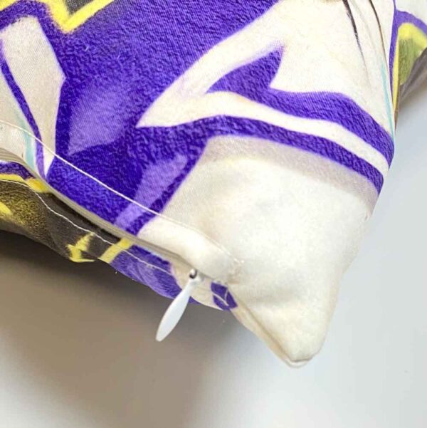 detalle cremallera cojín